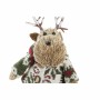 Christmas bauble DKD Home Decor Polyester Reindeer (9 x 12 x 15 cm) (2 Units)