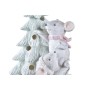 Décorations de Noël DKD Home Decor Souris Résine (13 x 8,5 x 16 cm) (2 Unités)