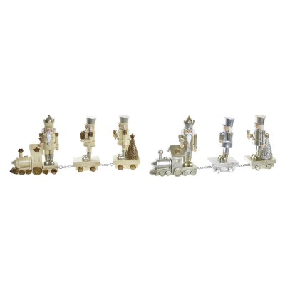 Christmas bauble DKD Home Decor Resin Train (28 x 5 x 12 cm) (2 Units)