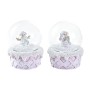 Christmas Bauble DKD Home Decor Crystal Resin (2 Units) (7 x 7 x 9 cm)