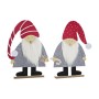 Décorations de Noël DKD Home Decor MDF Feutre (34 x 6 x 64 cm) (2 Unités)