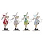 Décorations de Noël DKD Home Decor Bois Polyester Renne (5 x 22 x 41 cm) (4 Unités)