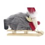 Décorations de Noël DKD Home Decor Polyester Renne (15 x 5,5 x 16,5 cm) (2 Unités)