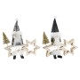 Étoile de Noël DKD Home Decor Polyester MDF Étoile (2 Unités) (18 x 6 x 19 cm)