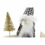 Étoile de Noël DKD Home Decor Polyester MDF Étoile (2 Unités) (18 x 6 x 19 cm)