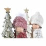 Décorations de Noël DKD Home Decor Polyester Résine Paillettes Enfants (17 x 11 x 27,5 cm) (2 Unités)