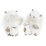 Christmas bauble DKD Home Decor Owl Resin (7,5 x 7 x 10 cm) (2 Units)