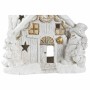 Christmas bauble DKD Home Decor House Snowfall Magnesium (38 x 21 x 45 cm) (2 Units)