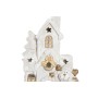 Christmas bauble DKD Home Decor House Snowfall Magnesium (38 x 21 x 45 cm) (2 Units)