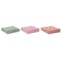Cushion DKD Home Decor Floor Polyester (60 x 60 x 13 cm) (3 Units)