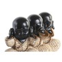 Figurine Décorative DKD Home Decor Rouge Beige Résine Moine Oriental (12 x 7,5 x 15,5 cm) (6 Unités)