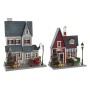 Christmas bauble DKD Home Decor Metal PVC House (30 x 12,5 x 40 cm) (2 Units)