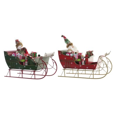 Décorations de Noël DKD Home Decor Métal (38 x 19 x 35 cm) (2 Unités)