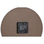 Horloge Murale DKD Home Decor Noir Multicouleur Fleurs Moderne Bois MDF (34 x 4 x 34 cm) (3 Unités)