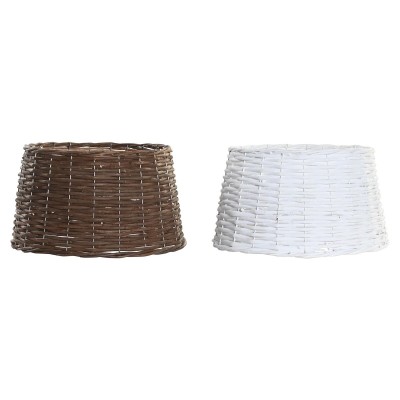 Jupe pour l'arbre de Noël DKD Home Decor osier (39 x 39 x 22 cm) (2 Unités)