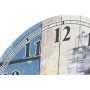 Wall Clock DKD Home Decor Multicolour Headlight MDF Wood Mediterranean (2 Units) (20 x 3 x 20 cm)