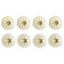 Decorative Figure DKD Home Decor (4 Pieces) (2 Units) (25 x 2 x 25 cm)