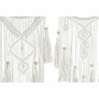 Hanging decoration DKD Home Decor 25 x 1 x 93 cm Brown White (2 Units)