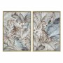 Cadre DKD Home Decor Tropical Jungle (2 Unités)