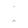 Ceiling Light DKD Home Decor 34 x 34 x 21 cm Silver Black Grey Pink Metal White 50 W 60 W Pinewood