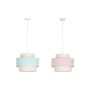 Ceiling Light DKD Home Decor 40 x 40 x 30 cm Green Light Pink 50 W (2 Units)