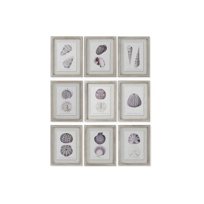 Painting Home ESPRIT Coral 35 x 2 x 45 cm (9Units)