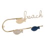 Wall mounted coat hanger DKD Home Decor Beach Metal MDF Wood (2 pcs)