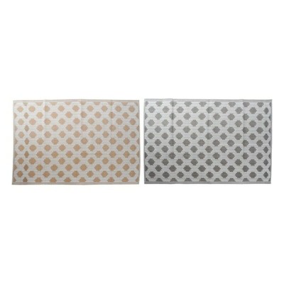 Carpet DKD Home Decor Black Grey polypropylene (2 pcs) (150 x 210 x 1 cm)