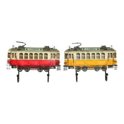 Wall mounted coat hanger DKD Home Decor Lisboa Metal Vintage (31 x 23 x 5 cm) (2 pcs)