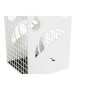 Umbrella stand DKD Home Decor Black Metal White (19.5 x 20 x 47.5 cm) (2 pcs)