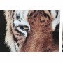 Painting DKD Home Decor Tiger Pinewood Canvas (5 pcs) (2 pcs)
