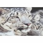 Painting DKD Home Decor Pinewood Tiger Canvas (2 pcs) (135 x 2.5 x 45 cm)