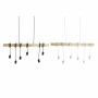 Ceiling Light DKD Home Decor Black Metal Wood White 220 V 50 W (100 x 7 x 160 cm) (2 pcs)