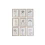 Cadre DKD Home Decor Palmiers Colonial (35 x 1,8 x 45 cm) (9 Unités)
