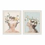 Cadre DKD Home Decor Tête (55 x 2,5 x 70 cm) (2 Unités)