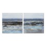 Toile DKD Home Decor Abstrait Moderne (80 x 3 x 80 cm) (2 Unités)