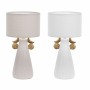 Desk lamp DKD Home Decor Ceramic Polyester (22 x 22 x 44 cm) (2 Units)