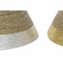 Jupe pour l'arbre de Noël DKD Home Decor Fibre Herbier marin (57 x 57 x 28 cm) (3 Unités)