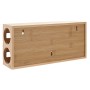 Kitchen Paper holder Home ESPRIT Natural Bamboo 33,5 x 7 x 14,5 cm