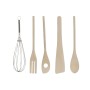 Pot for Kitchen Utensils Home ESPRIT Bamboo Porcelain 6 Pieces