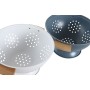 Drainer DKD Home Decor Blue White Bamboo Stainless steel 30 x 24,5 x 14 cm (2 Units)