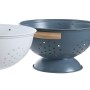 Drainer DKD Home Decor Blue White Bamboo Stainless steel 30 x 24,5 x 14 cm (2 Units)