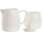 Milk jug and sugar bowl Home ESPRIT White Porcelain 250 ml 12 x 7,6 x 9 cm 2 Pieces