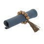 Napkin ring Home ESPRIT Natural Jute Acacia Macrame 7,5 x 2 x 7,5 cm 4 Pieces