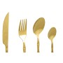 Cutlery Home ESPRIT Golden Stainless steel 15 x 7 x 24 cm 16 Pieces