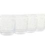 Set of glasses Home ESPRIT Transparent Crystal With relief 360 ml (6 Units)