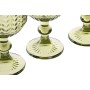 Set of cups Home ESPRIT Green Crystal 380 ml (6 Units)
