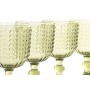 Set of cups Home ESPRIT Green Crystal 380 ml (6 Units)