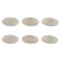 Coasters Home ESPRIT White Natural Bamboo Rattan 12 x 12 x 6 cm