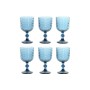 Set of cups Home ESPRIT Blue Crystal 380 ml (6 Units)